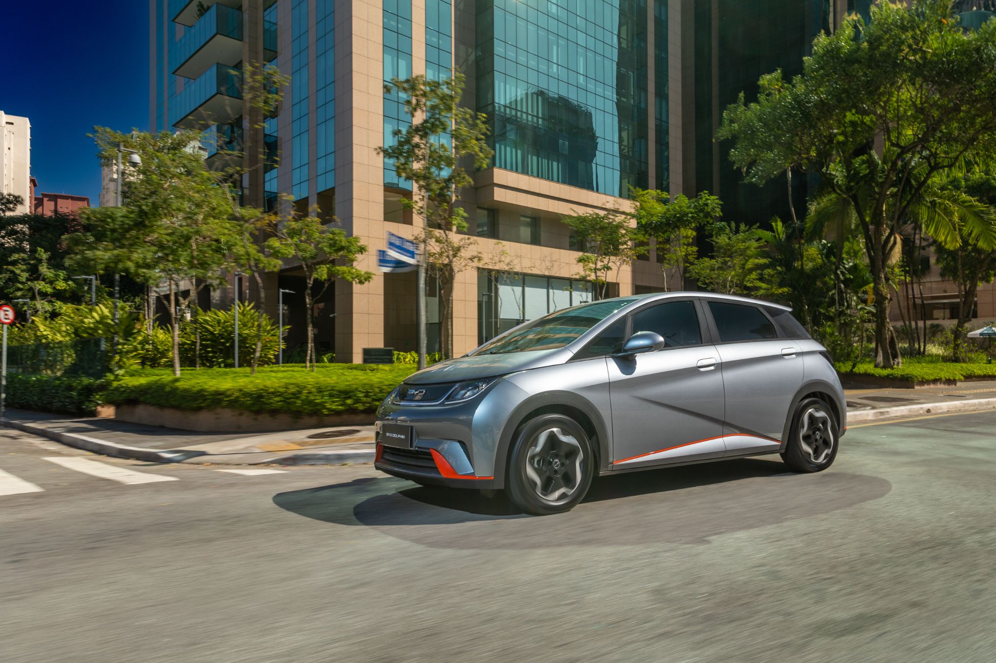 BYD Dolphin on 7th Street