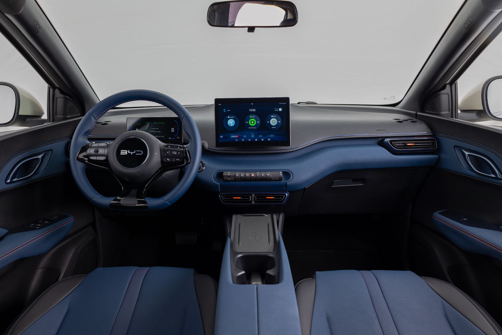 BYD Dolphin Mini 2025 Interior Blue Dashboard